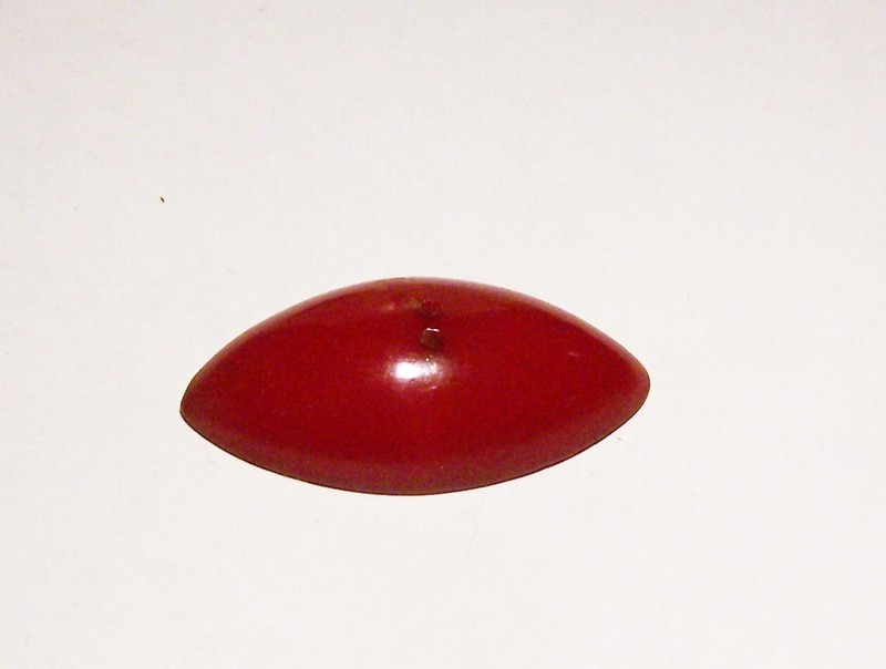 1 1/2" Cherry Red Bakelite Button