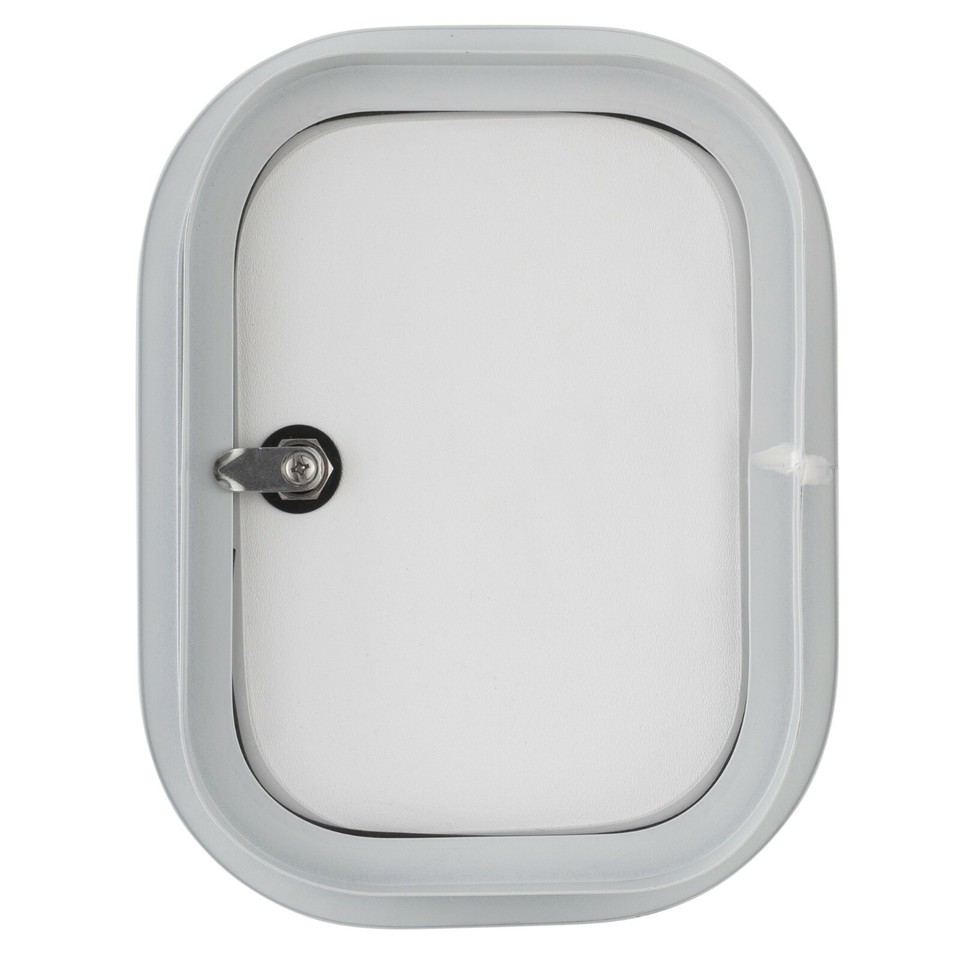 RecPro RV Baggage Door 36 Wide X 12 High With Rounded Corners Rvs Compartment Storage Doors Top Hinge Campers Trailer Made America