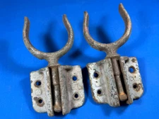 2 Vintage Oar Locks w/ Mounts ~ Rowboat Hardware, Use as Intended, RePurpose