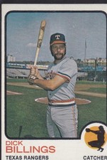 1973 TOPPS BASEBALL DICK BILLINGS #94 RANGERS EX+ *55576