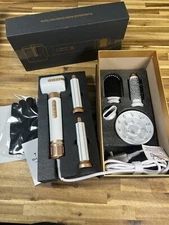7 in 1 Pro Hair Styler Complete Open Box White/Gold