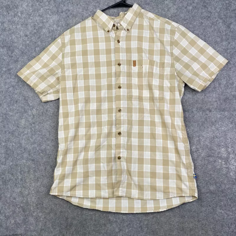 fjallraven ovik plaid travel outdoor gorpcore camp shirt