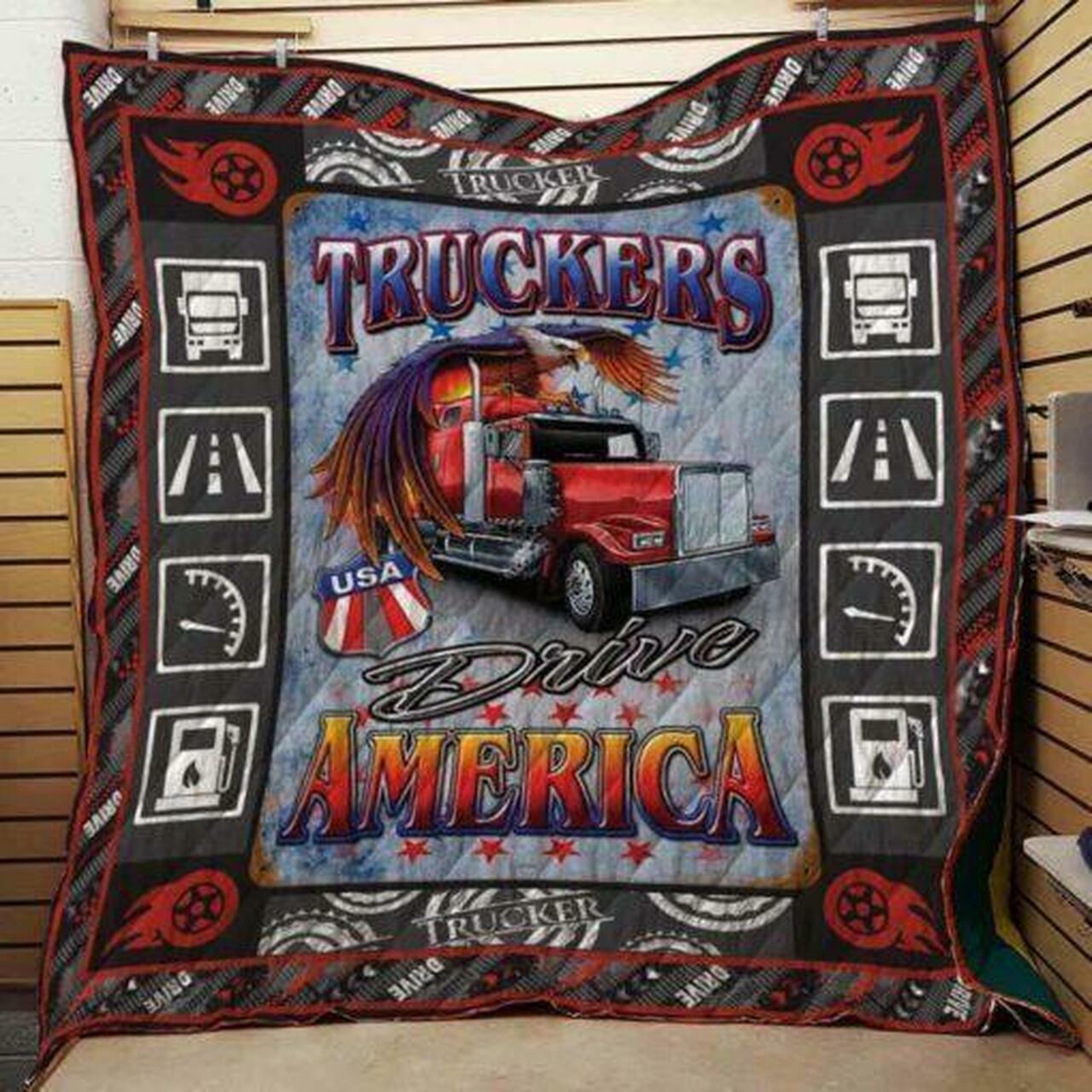 Truck Blanket, Truckers Fleece, Sherpa Blanket for Bedroom, Sofa | eBay