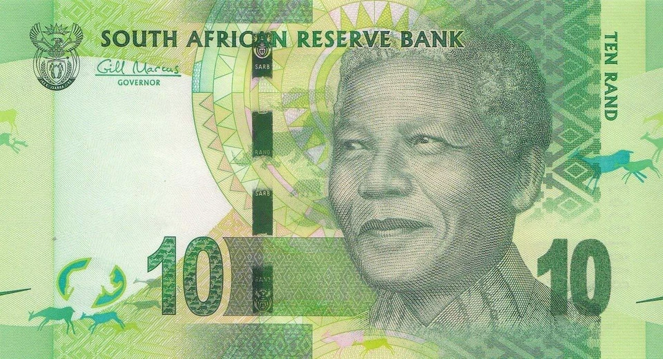 2012 South Africa 10 Rand Uncirculated (Nelson Mandela) note - Image 2 of 2