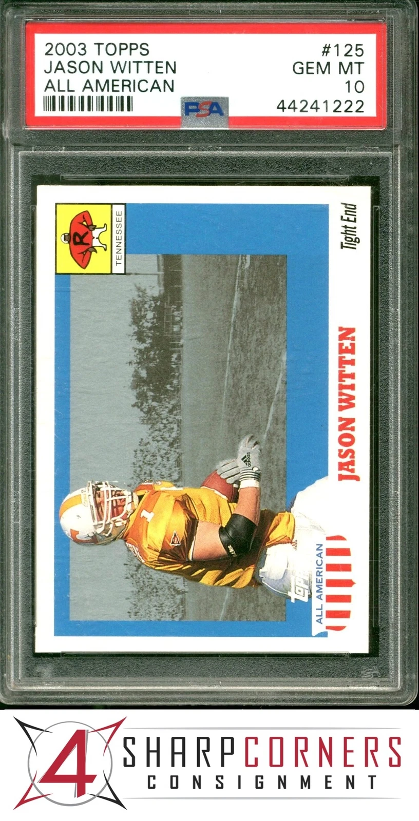 Jason Witten Topps All-American #125 All American