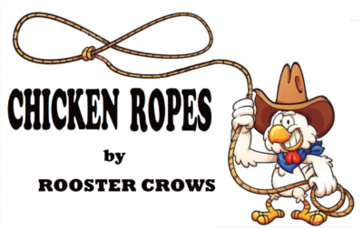 ROLLY the Wheeled Original Cowboy Toy ROLL-A-ROPER , ROOSTER CROWS LARIATS