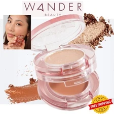 Wander Beauty Double Date Eye Shadow Duo~1st Kiss/Ilysm* (Champagne+Sienna) NIB