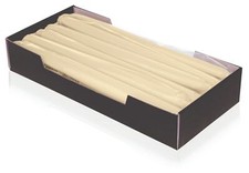 12x Eika 203039.073 Spitzkerzen - Ø25 mm, Höhe 250 mm, champagner