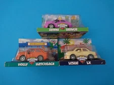THE CHEVRON CARS Lot of 3 DANNI DRIVER & HOLLY HATCHBACK & LESLIE LX - Preowned
