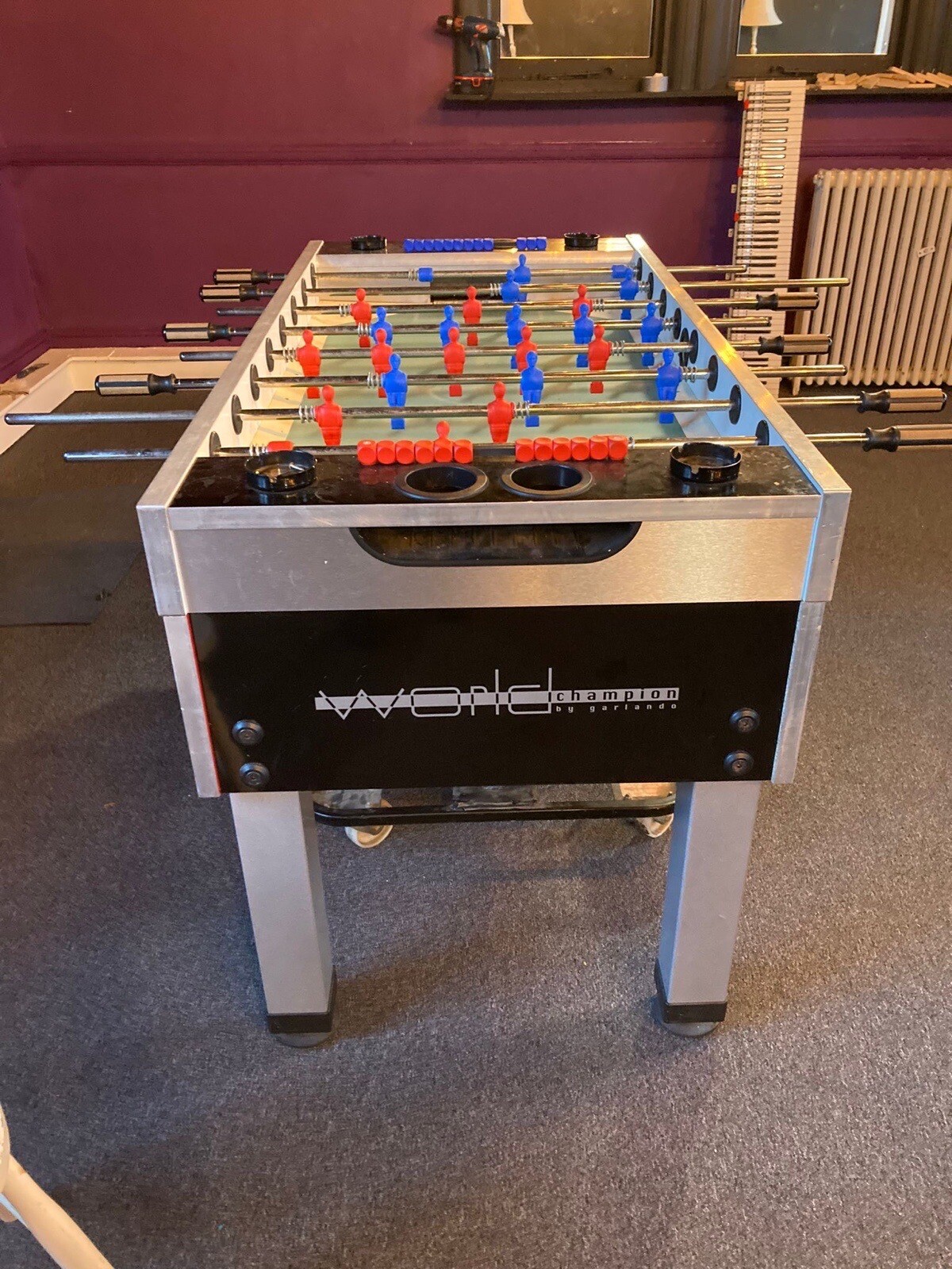 Garlando World Champion Football Table (Open Top, Coin Operated) eBay