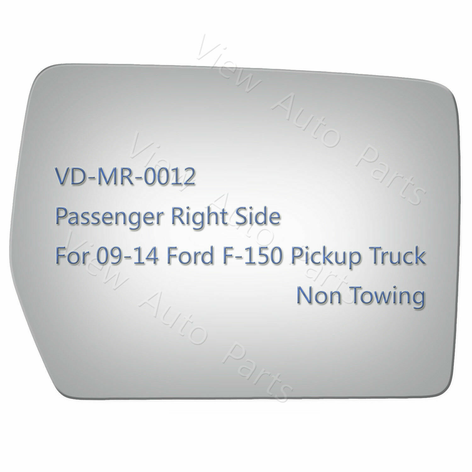 2009-2014 Ford F-150 Passenger Side Mirror Glass with Adhesive RH 3323-image