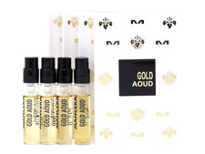 MANCERA GOLD AOUD EDP 2.0ml .06fl oz x 4 COLOGNE PERFUME SAMPLES