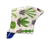 Masque visage cactus coton bio lavable réutilisable unisexe couverture adulte