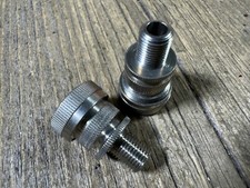 Vintage Antique BIKE BICYCLE FRAME PUMP HEAD X2 FLOOR PUMP REPLACEMENT HEAD QTY2