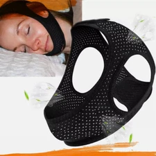 Anti Snoring Chin Strap Apnea Snore Stop Belt Snoreless Sleep Jaw Solution New