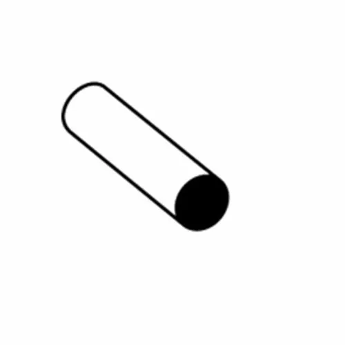 Plastruct Styrene Round Rods various diameters from 0.3mm - 6.4mm x 250mm long - Picture 1 of 2