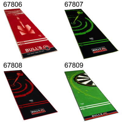 BULL'S Dart Carpet-Mat Dartmatte Dartteppich 120 Green 140 Red 140 Green 180 Red
