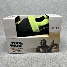 Disney The Mandalorian Star Wars Baby Yoda Cute Slippers Size 5 youth Kids