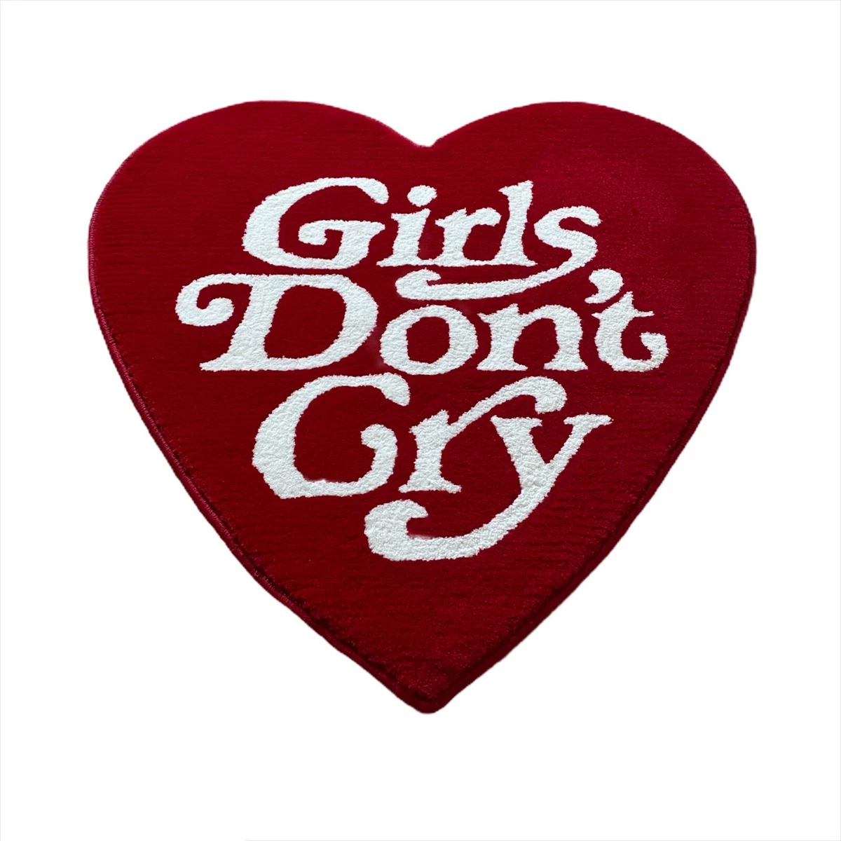 Girls Don't Cry Heart Shape Rug verdy wasted youth | eBay