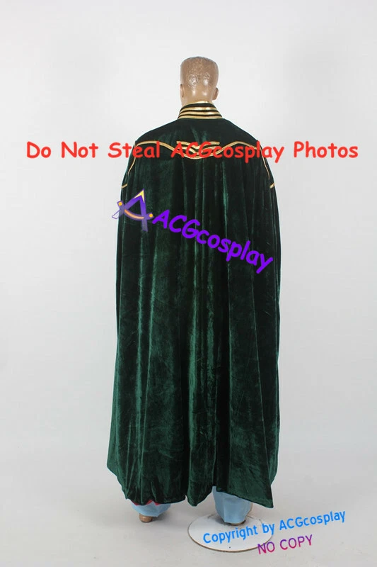 Disfraces Cosplay Cazador de Vampiros D Meier Link con capa de terciopelo verde oscuro Foto 3 de 4