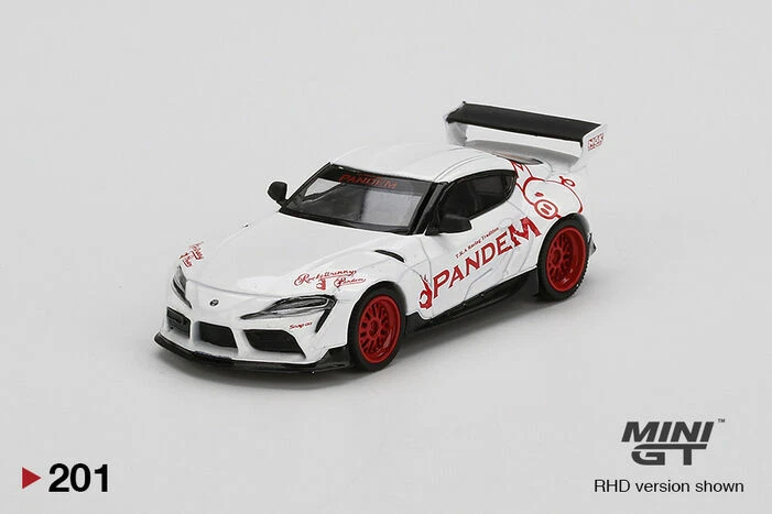 MINI GT 1:64 Pandem GR Supra V1.0 LHD Orange Car in box #294