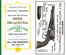 Remington 1873 Illustrated Price List & Gun Catalog