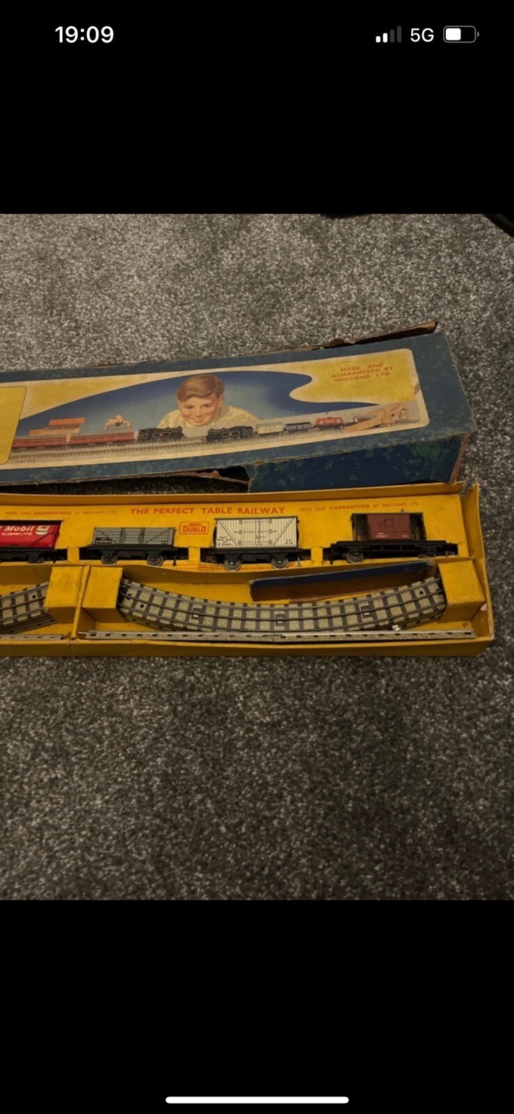 Vintage Hornby dublo electric train set eBay