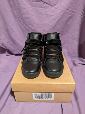 Supra Strapped OG Black Leather - Sz 11