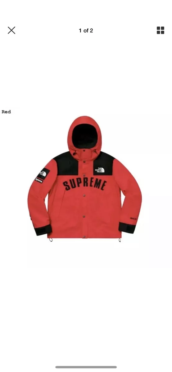 Supreme The North Face TNF Arc Logo Mountain Parka Red size Medium M DS  goretex