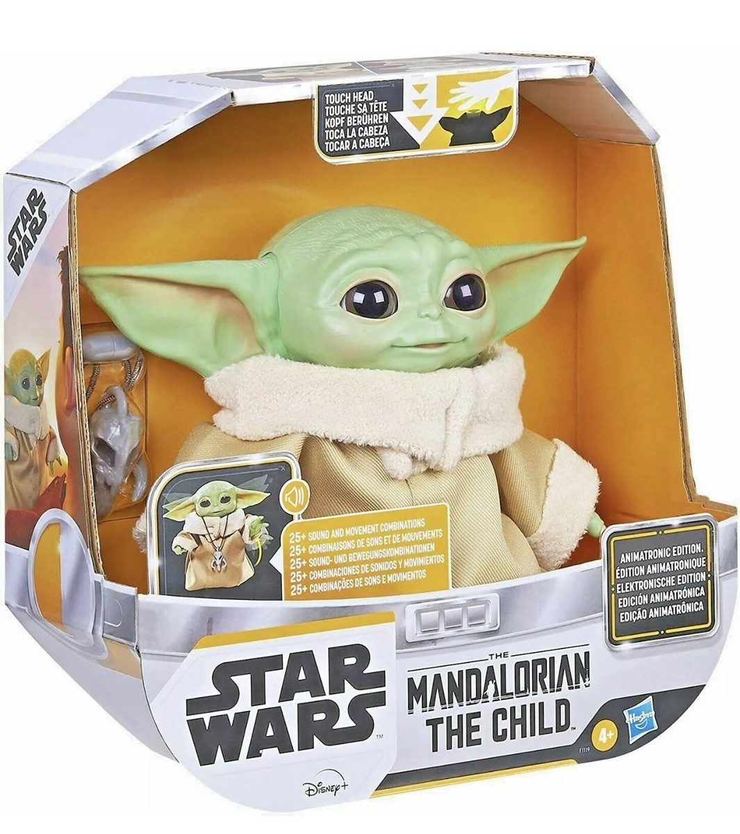 Grogu The Child The Mandalorian Animatronic Toy Figure The
