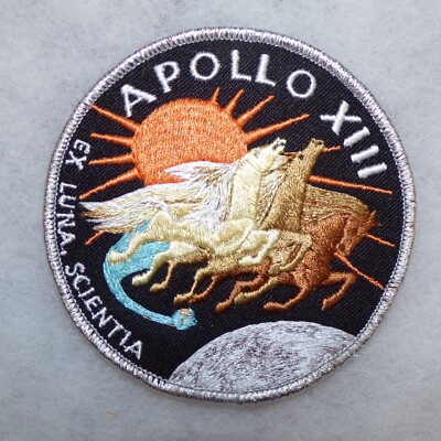 Original USA NASA Apollo 13 Space Flight Embroidered Patch Vintage