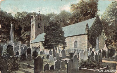 AK - ISLE OF MAN - KIRK BRADDON - POSTED 1908 - DOUGLAS