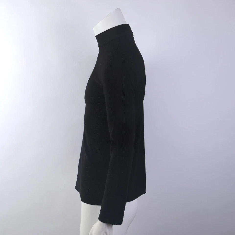 For Picard 3 Black Vertical Stripe Undershirts Cosplay Starfleet Shirts Costumes - Image 3 of 4