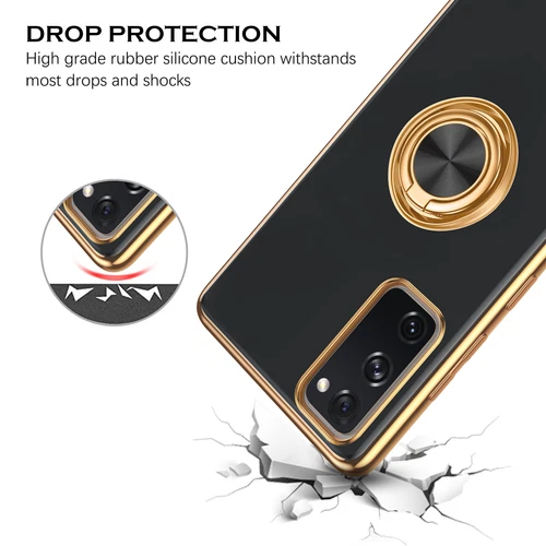 For Samsung Galaxy S20 FE 5G Case Shockproof Heavy Duty Ring Stand Cover - Picture 5 of 8