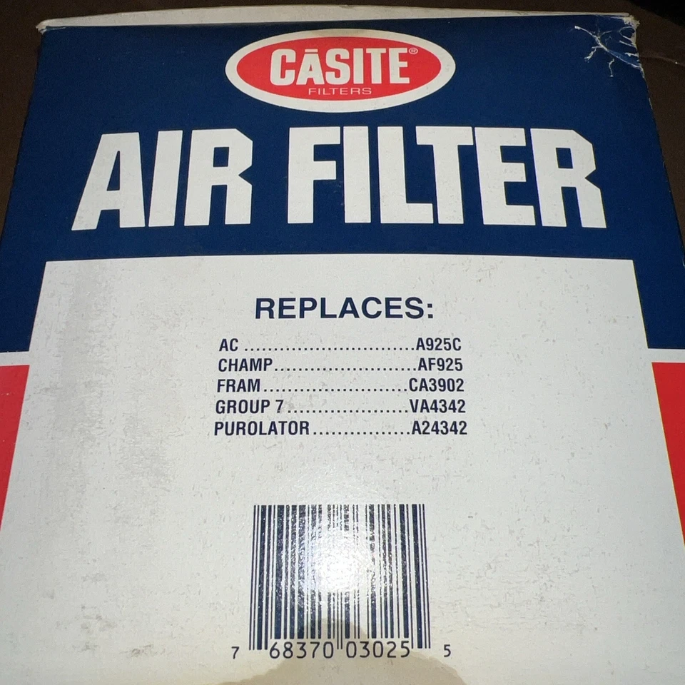 Filtro de aire 85-97 GMC Buick Chevy Oldsmobile Pontiac CASITE CFA925 / CA3902 F+S Foto 2 de 4