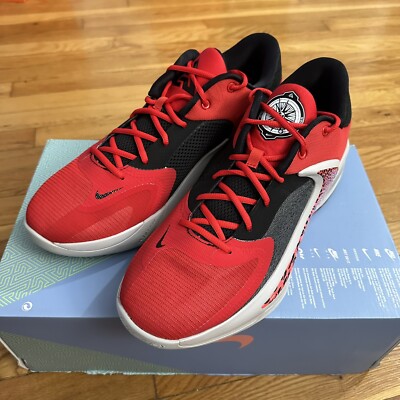 Nike Zoom Freak 4 'Lighthouse' Red Sneaker Men s Size 13.5 DJ6149 600
