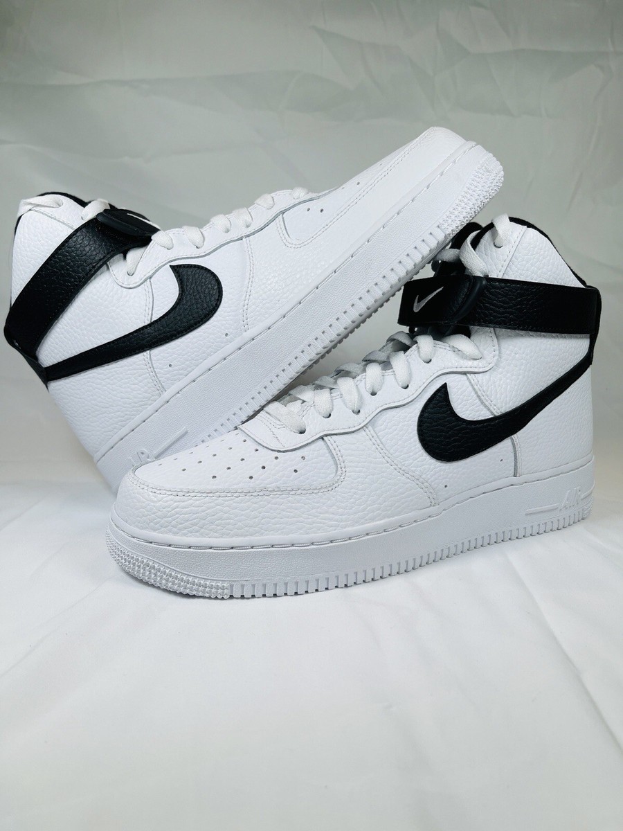 Size 10 - Nike Air Force 1 White Black 2021 | eBay