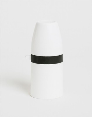 B22 Lampenfassung mit Schalter BC Bajonett Birnenkappe 1/2'' Gewinde Bodeneingang weiß