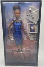 AA Mattel 2015 The Barbie Look Night Out DGY09 DGY11 Royal Blue Sequin Dress
