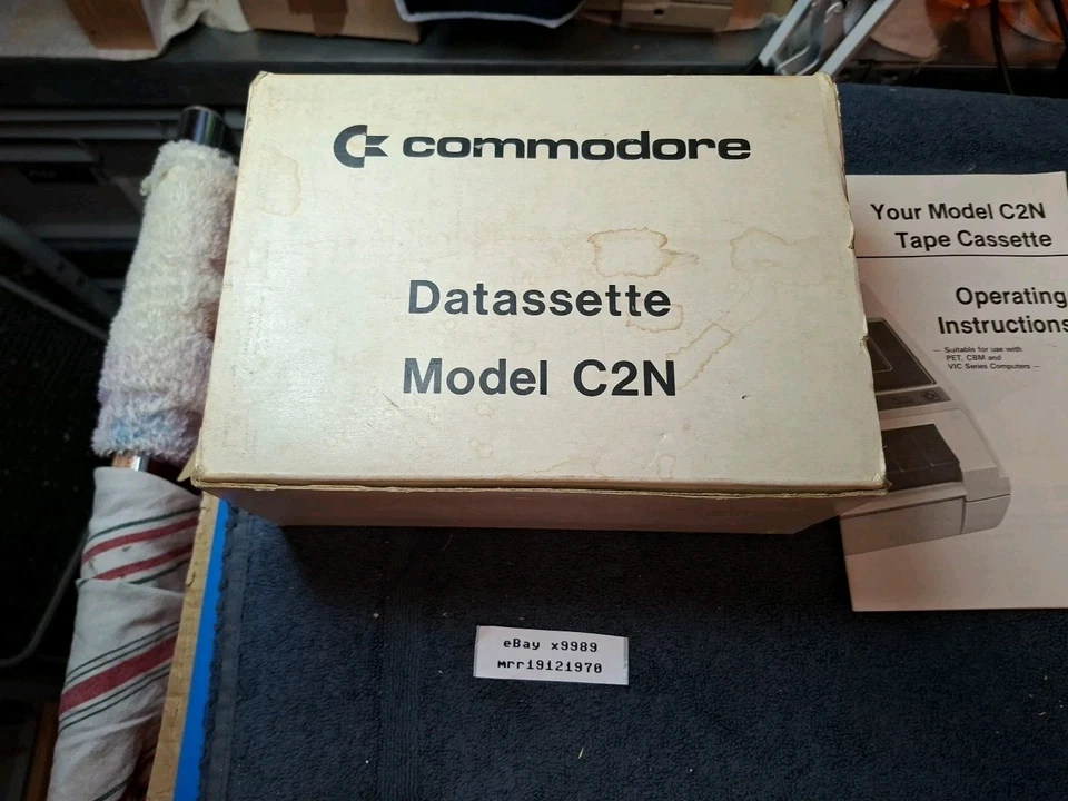 UR Ultra Rare Commodore Datasette C2N CBM PET VC20 VIC20 C64 Gold Silver OVP