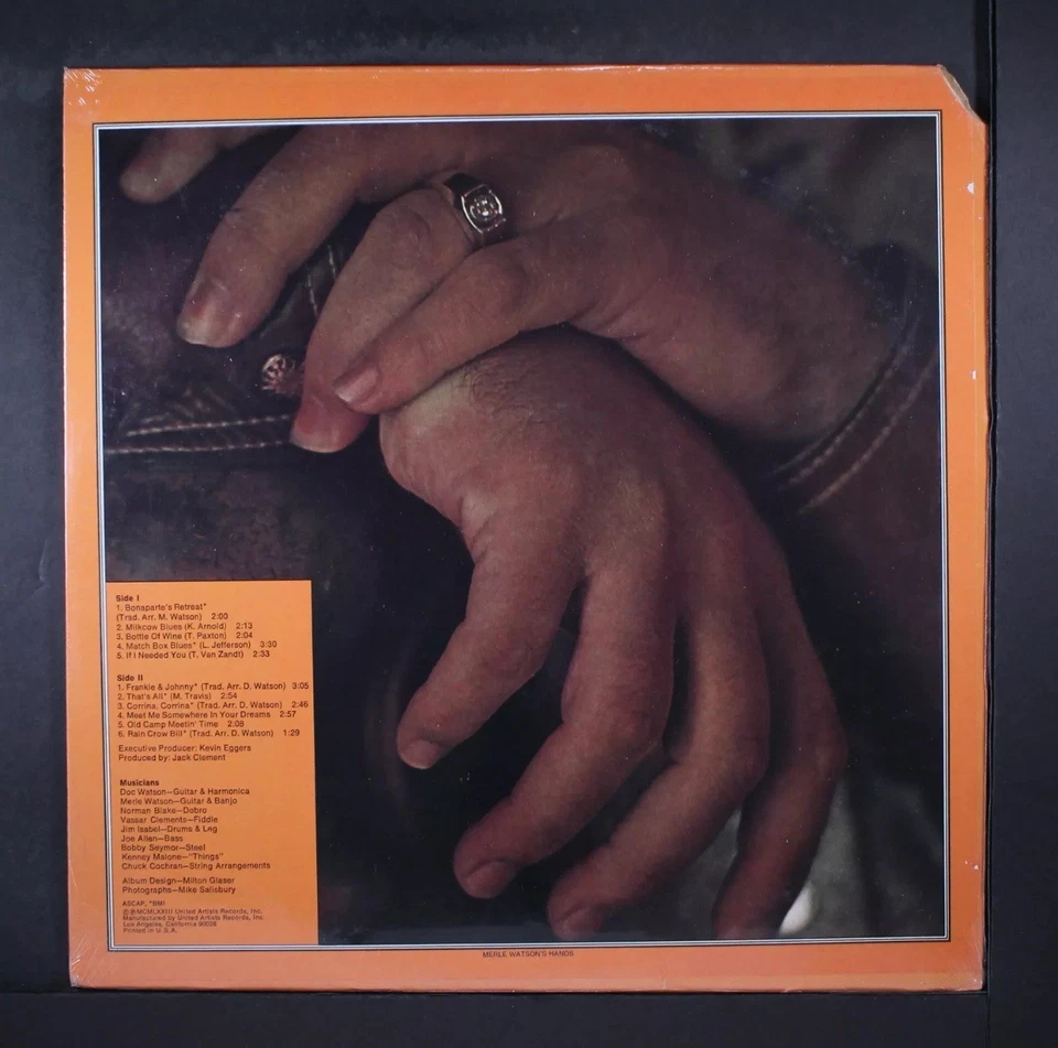 DOC & MERLE WATSON/then and now/LP / Classic Folk/ Bluegrass/ Sealed Copy - Image 2 of 2