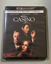Casino 4K UHD ONLY   DENIRO / PESCI / STONE  NO Blu-ray  NEW PLS READ  