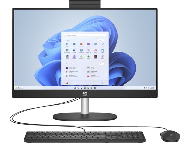 HP 24-CR0000T 23.8" FHD Intel i3-1315U 8GB DDR4 256GB SSD W11H AIO Desktop BK