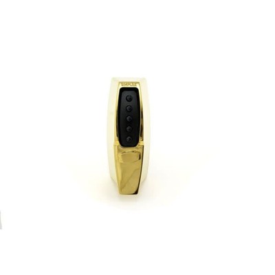 Kaba Ilco 7108 Brass 2-3/8'' Backset Simplex Light Commercial Keyless Lock