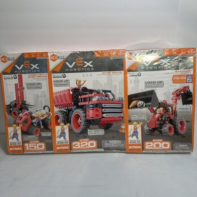 VEX HexBug Robotics RED Construction Machinery STEM Construction Kit 3Kit Bundle