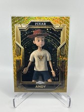 2025 Topps Pixar Gold ANDY Toy Story Gold Mini Diamond Etch /50