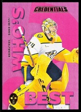 2023-24 Upper Deck Credentials #WB-JS Juuse Saros Who's Best?