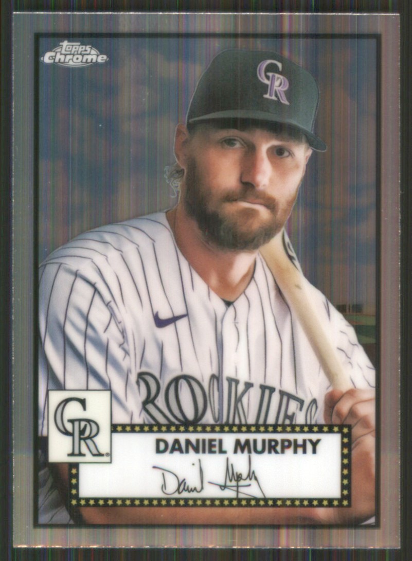 2021 Topps Chrome Platinum Anniversary #461 Daniel Murphy Colorado Rockies 2947