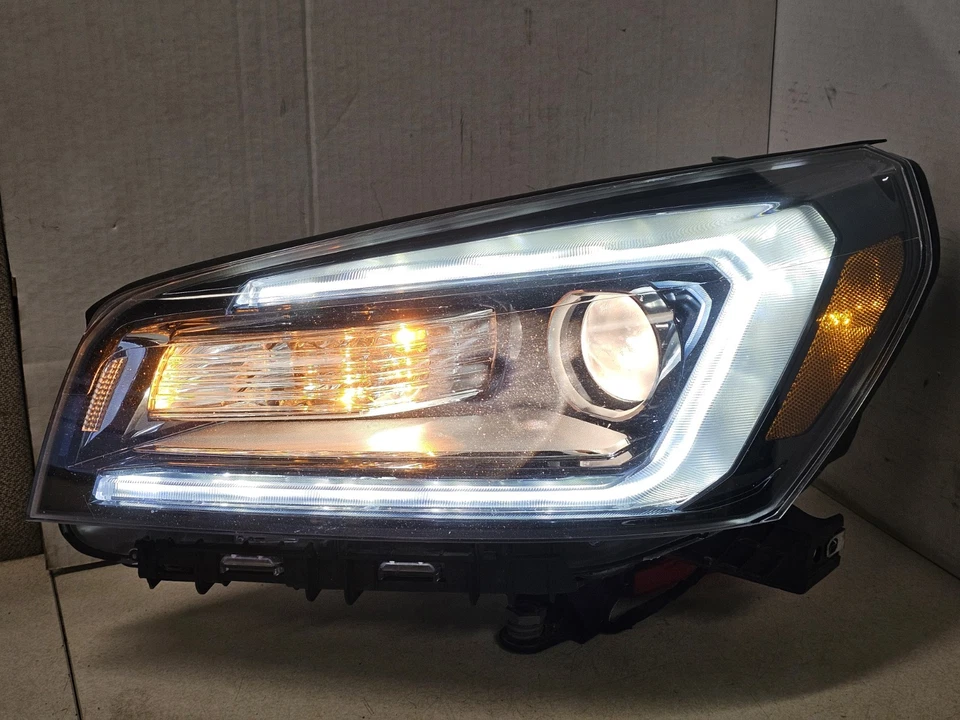 2013-2016 GMC Acadia LH левый водитель галогенная фара лампа светодиодный DRL 23358994 OEM - Изображение 2 из 4