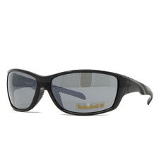 Timberland Men's Sunglasses TB7150S 01C Black w/Grey Mirror Lens 66mm Wrap